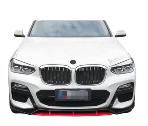 BMW G01 / G02 Front Lip 3 Piece Red Bar