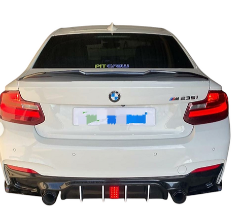 BMW F22 F1 Light - Specific to Aggressive Style Diffuser