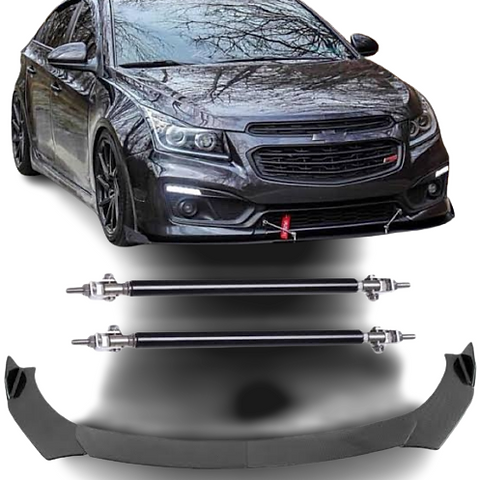Chev Cruze Front Lip 3 Piece. Rods included