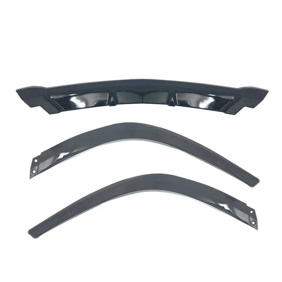 Universal Cupra Style 3-Piece Gloss Black Front Spoiler