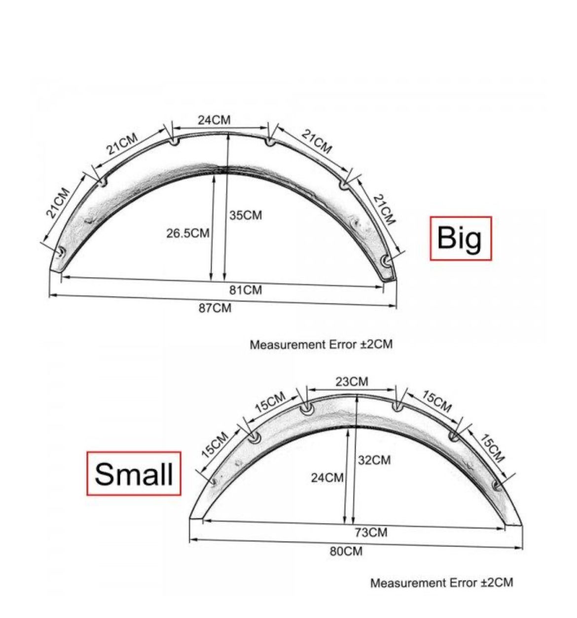 Universal Plastic Studded Wheel Arches